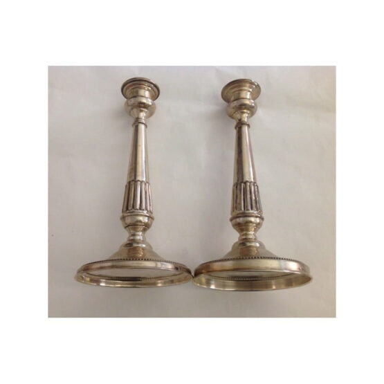 800 Solid Silver Vintage Candlesticks - Image 3