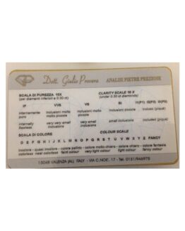 Natural Diamond ct 0.09 in Blister Certified