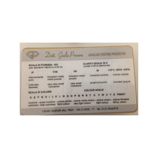 Diamante Natuarale in Blister sigillato ct 0,09