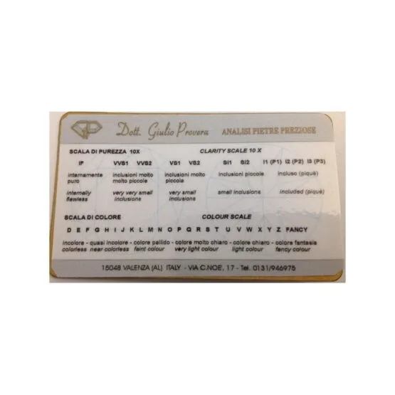 Natural Diamond in Blister Certified- ct 0.11