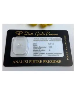 Natural Diamond in Blister Certified- ct 0.35
