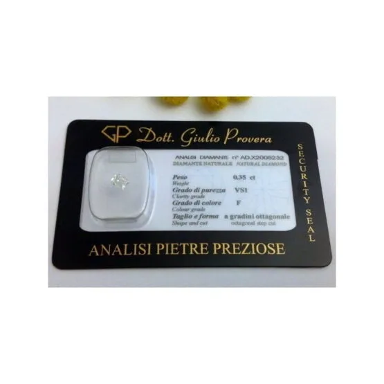 Diamante Naturale in Blister sigillato - ct 0.35