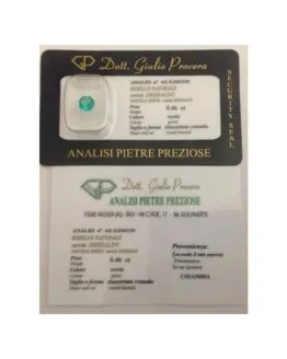 Natural Emerald from Columbia ct 0.46