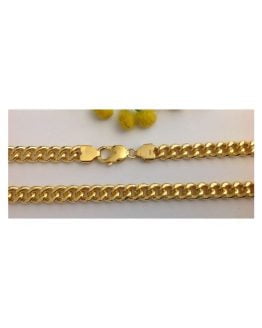 925 sterling Silver Gold Plated Unisex Chain