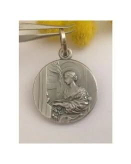 "Saint Cecily" 925 Sterling Silver Medal