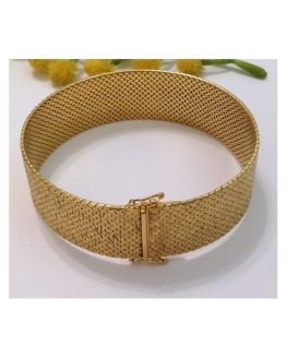 18kt solid gold vintage bracelet - gr. 61.9