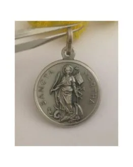 MDEAGLIETTA " SANTA MARTA " IN ARGENTO MASSICCIO 925 MILLESIMI