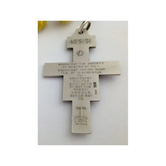 STERLING SILVER "ST. DAMIANO" CROSS - Image 4