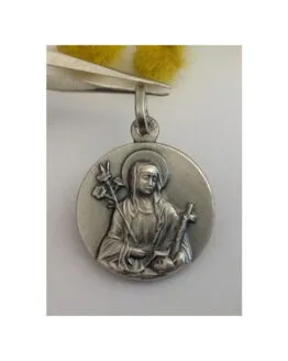 "Santa Caterina da Siena" medal in 925 sterling silver