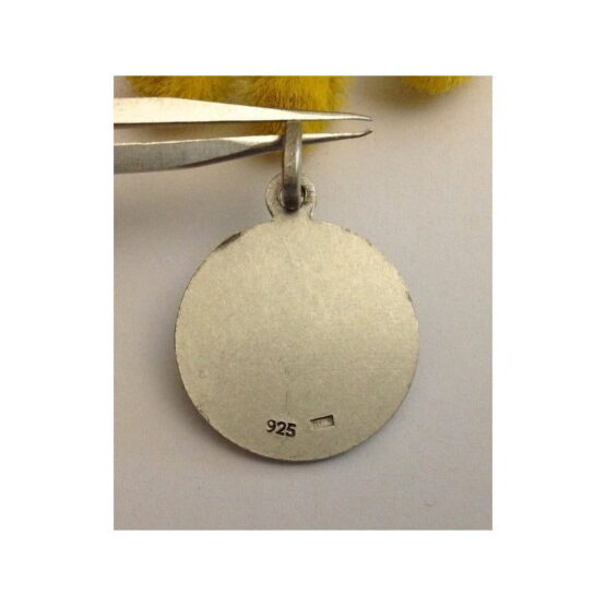 925 Sterling Silver " Saint Ann " Medal