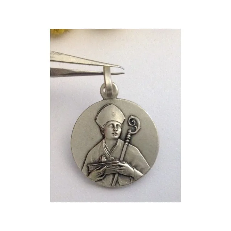 Medaglietta " San Gennaro " in Argento 925 millesimi