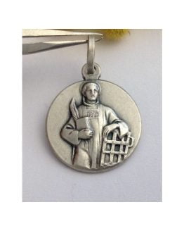 925 Sterling Silver " Saint Lorenz " Medal