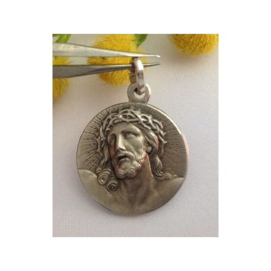 Medaglietta " Ecce Homo " in Argento 925 millesimi