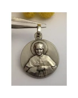 Medaglietta " San Giovanni Bosco " in argento 925 millesimi