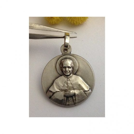 Medaglietta " San Giovanni Bosco " in argento 925 millesimi