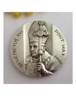 Medaglione " Papa Benedetto XVI° e Santo Papa Giovanni Paolo IIÂ°