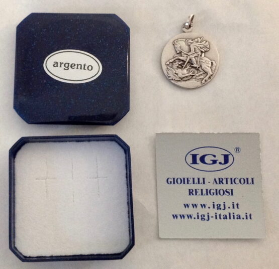 Medaglietta " San Giorgio " in Argento 925 millesimi - immagine 6