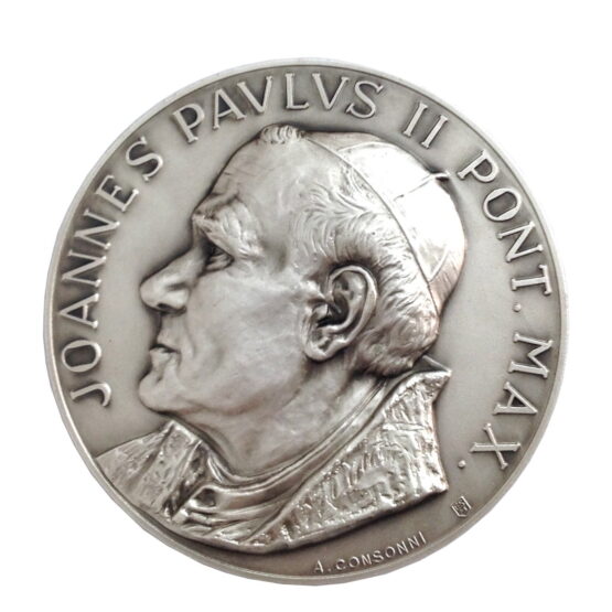 Medallion of Saint John Paul II° & Saint Pope
