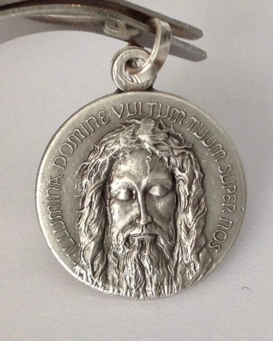 925 Sterling Silver " Holy Face of The Holy Shroud of Turin " Medal - Image 3