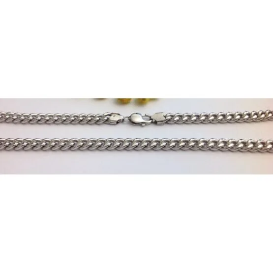 CATENA UNISEX IN ARGENTO MASSICCIO 925 - RODIATO - immagine 2