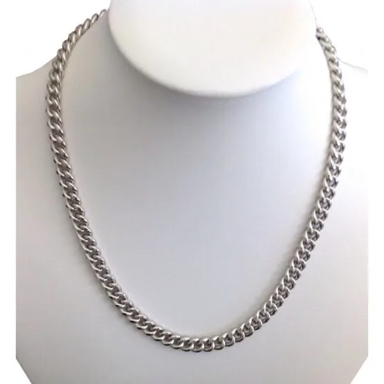 CATENA UNISEX IN ARGENTO MASSICCIO 925 - RODIATO