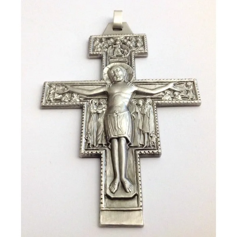 925 STERLING SILVER SAINT DAMIANO CRUCIFIX - Image 2