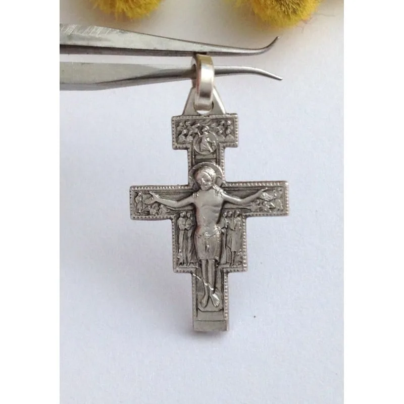 925 STERLING SILVER SAINT DAMIANO CRUCIFIX - Image 4