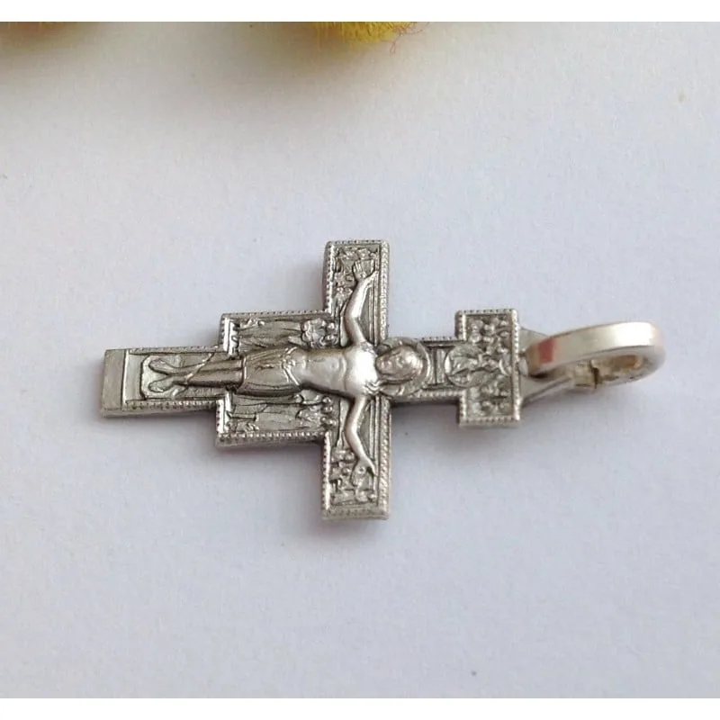 925 STERLING SILVER SAINT DAMIANO CRUCIFIX - Image 3