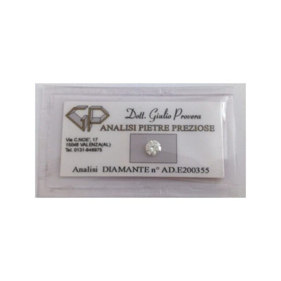 Natural Diamond in Blister Cerfified - ct 0.52