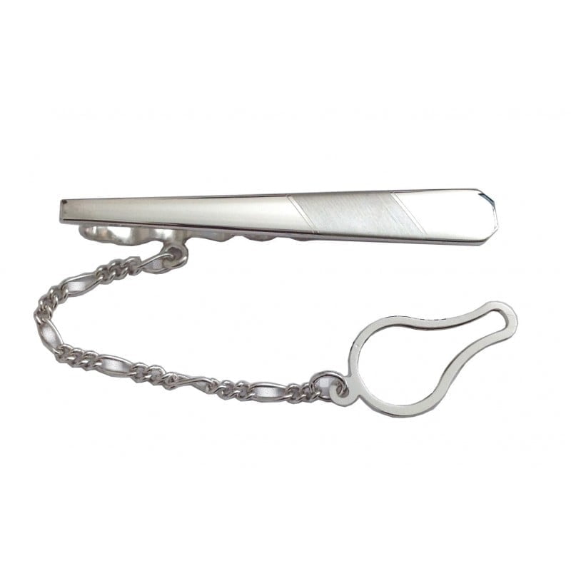 Wal Fermacravatta Uomo Con Animali Marini - Clip In Argento Con Conchiglie, 5,8 Cm - Gioiello Personalizzato Per Matrimoni E Occasioni Formali - 2