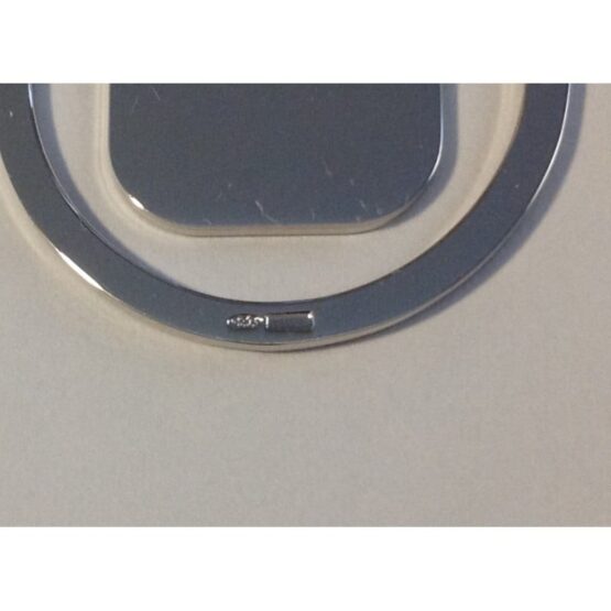 FERMASOLDI IN ARGENTO 925 CON ONICE - RODIATO - immagine 4