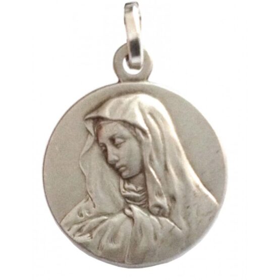 925 STERLING SILVER " OUR LADY OF SORROW " MEDAL