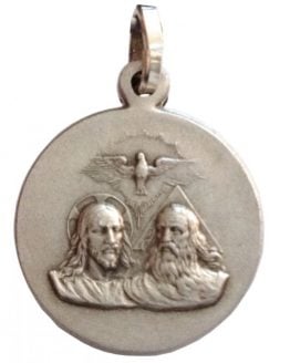 medaglia-raffigurante-la-santissima-trinita-in-argento-925