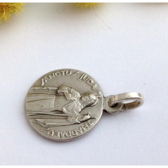 925 SILVER SAINT JUDE THADDUS THE APOSTLE MEDAL - Image 3