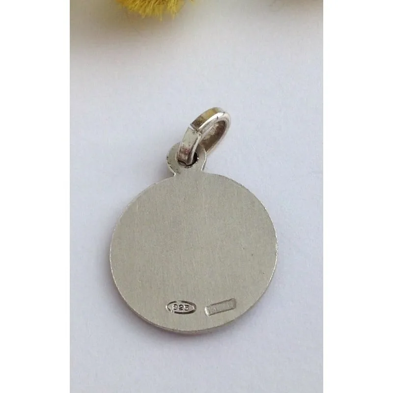 MEDAGLIETTA DI SAN GIUDA TADDEO IN ARGENTO 925 CON CATENINA - immagine 4