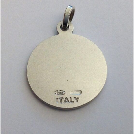 MEDAGLIETTA " SAN FRANCESCO D'ASSISI " IN ARGENTO MASSICCIO 925 - immagine 4