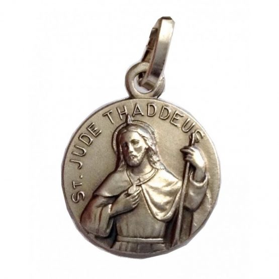 Medaglietta " San Giuda Taddeo " in argento 925 millesimi
