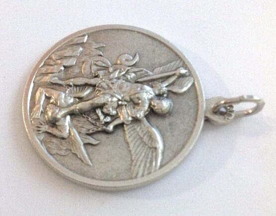 SAINT MICHAEL THE ARCHANGEL MEDAL - MADE IN HIGH RELIEF - Image 3