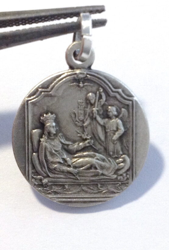 925 STERLING SILVER SAINT PHILOMENA MEDAL - Image 2