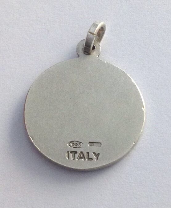 925 STERLING SILVER SAINT ANGEL MEDAL - Image 4