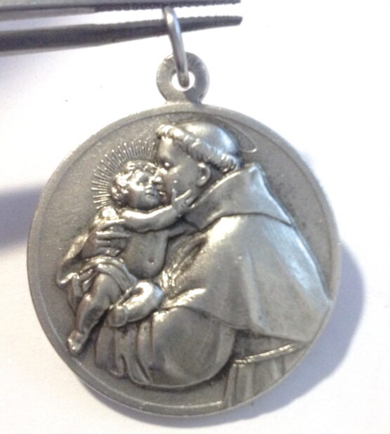 SAINT ANTHONY OF PADUA  MEDAL - MADE IN HIGH RELIEF - Image 2