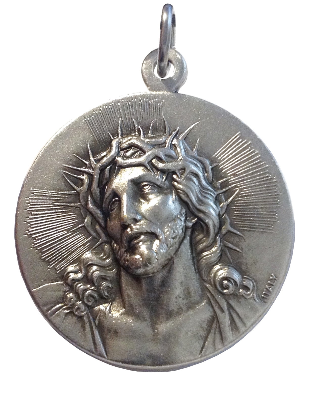 MEDAGLIA DEL SANTO VOLTO DI CRISTO " ECCE HOMO "- REALIZZATA IN ALTO RILIEVO