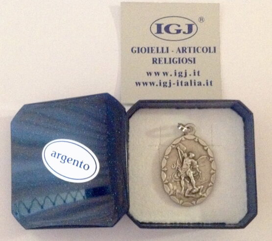 925 STERLING SILVER OVAL SHAPE SAINT MICHAEL THE ARCHANGEL MEDA - Image 6