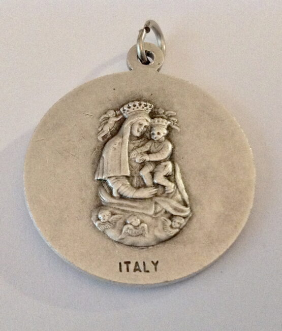 SAINT PIO OF PIETRELCINA ( PADRE PIO ) Medal - BIG SIZE - 32 mm - Made in HIGH RELIEF - Image 4