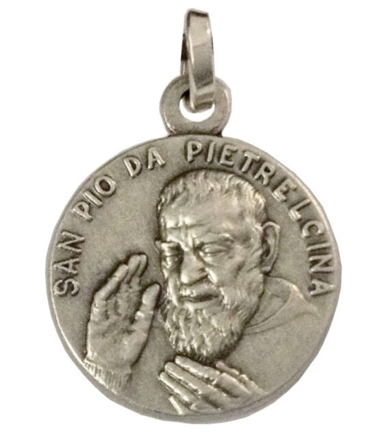 925 SAINT PIO OF PIETRELCINA MEDAL