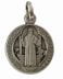 925 STERLING SILVER SAINT BENEDICT FROM NORCIA MEDAL ( small size )
