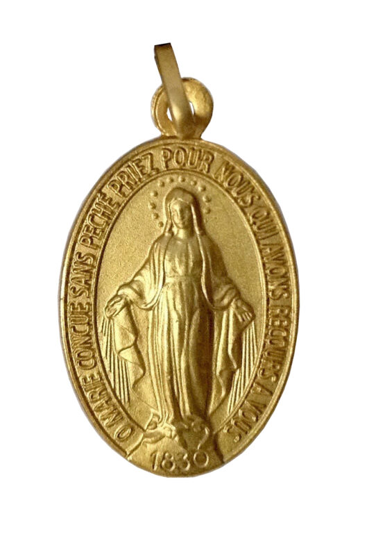 LA MEDAGLIA MIRACOLOSA IN ORO GIALLO 18KT
