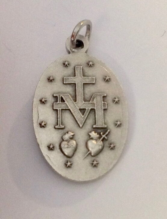 THE MIRACULOUS MEDAL IN BRASS-SILVER PLATED - Image 4