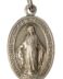 THE MIRACULOUS MEDAL IN BRASS-SILVER PLATED