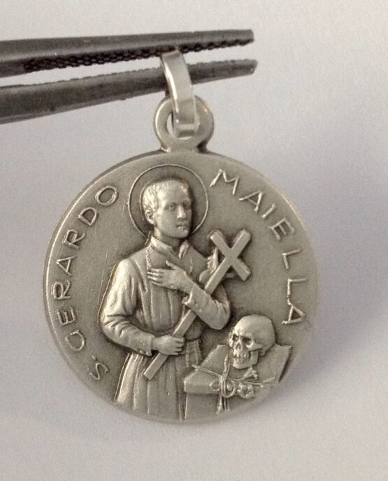 925 STERLING SAINT GERARD MAIELLA MEDAL - Image 2